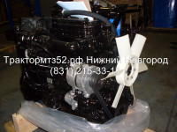 Двигатель Д.2457Е2-842В ГАЗ-3309 Е2 с компрессором и генератором 24в,без картера сцепления